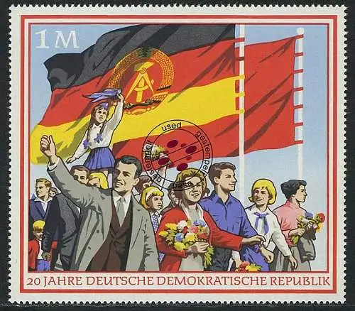 1508 aus Block 29 GRÖSSTE BRIEFMARKE DEUTSCHLANDS O gestempelt