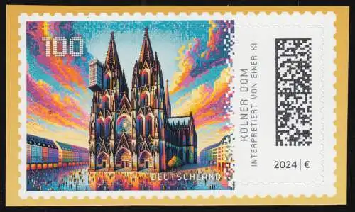 3836 - Kölner Dom, historische Bauwerke, SELBSTKLEBEND, postfrisch **