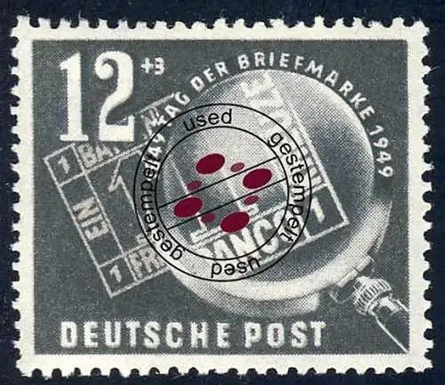 245 Tag der Briefmarke 1949, O gestempelt