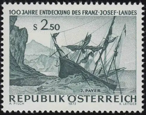 1421 100 Jahre Entdeckung d. Franz-Josef-Landes, Expeditionsschiff,  2.50 S, **