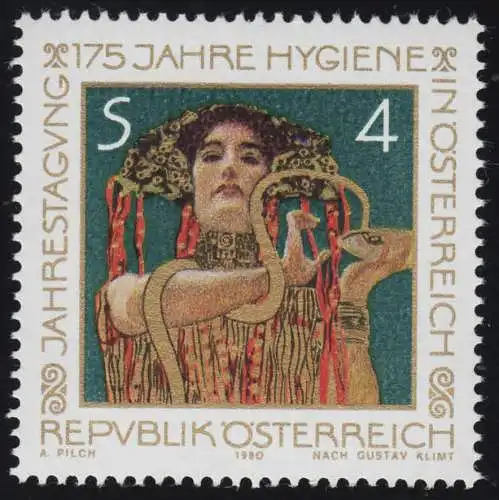 1643 Jahrestagung 175 Jahre Hygiene in Österreich, Hygieia v. Klimt, 4 S **