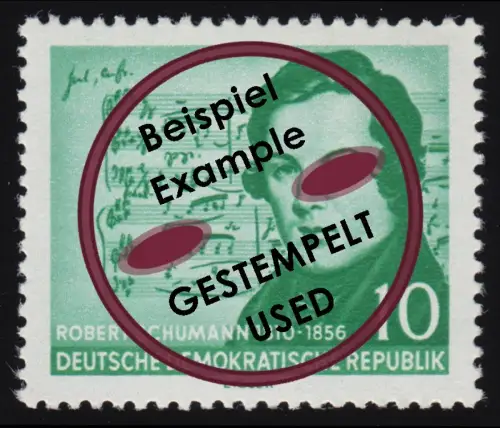541 Robert Schumann 10 Pf, gestempelt O