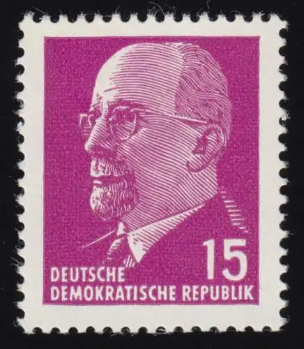 847 Xx II Walter Ulbricht 15 Pf, Wz.3 X, **