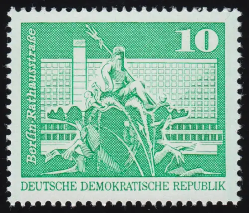 1843 Ia Construction RDA Grand format 10 Pf, Type IA, frais de port **