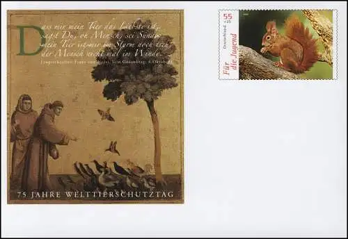 USo 121 Welttierschutztag Eichhörnchen 2006, **