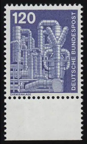 855 Ind.u.Technique 120 Pf ALTE Fluo, sous-rand ** frais de port