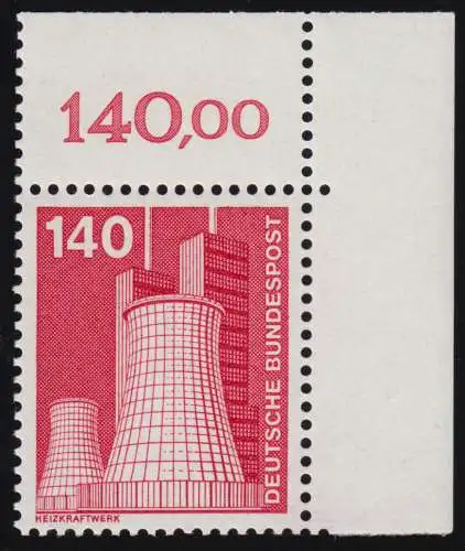 856 Ind.u.Technique 140 PF ALTE Fluo, coin ou ** post-fraîchissement