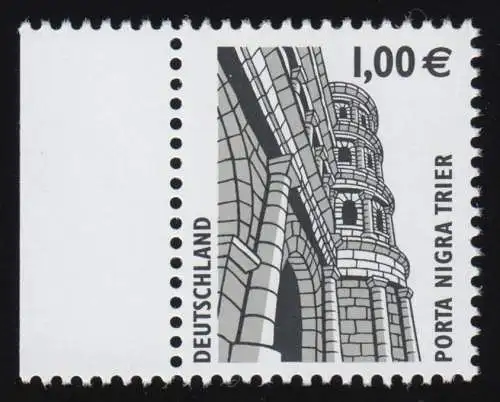 2301 Sehenswürdigkeiten 1,00 Euro Porta Nigra Trier, Bogenmarke ** postfrisch