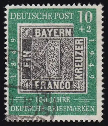 113 100 Jahre Briefmarken 10 Pf O gestempelt