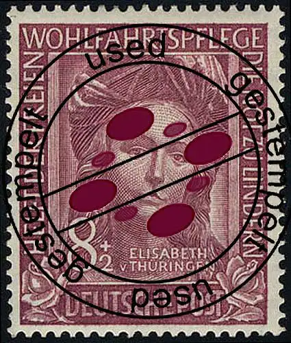 117 Elisabeth von Thüringen 8+2 Pf O gestempelt