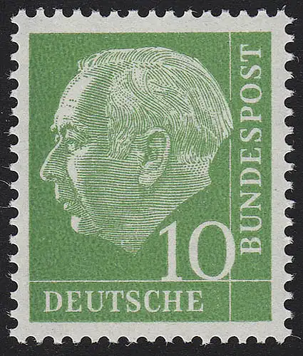 183yb Heuss 10 Pf hellgelbe Fluoreszenz, postfrisch **