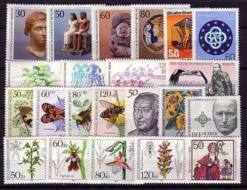 Berlin - Sammlung 1961 bis Ende 1990, dreißig Jahre komplett, postfrisch **