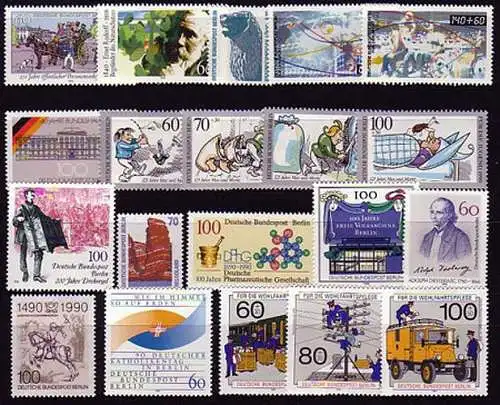 Berlin - Sammlung 1961 bis Ende 1990, dreißig Jahre komplett, postfrisch **