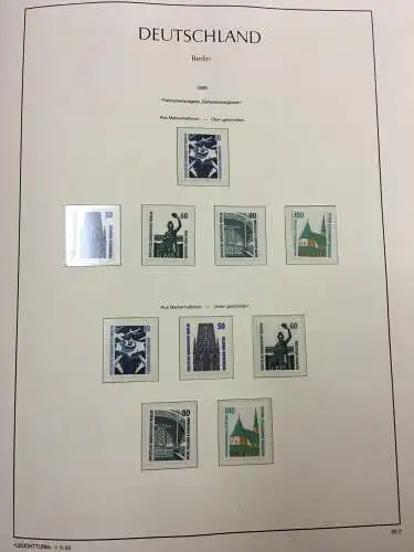 Berlin - 1959-1989 dans l'album de prépresse du phare entièrement post-freeich **