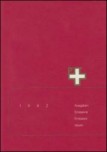 PTT-Jahrbuch Schweiz 1982, postfrisch **