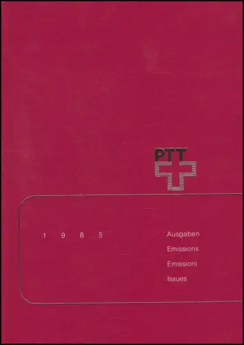 PTT-Jahrbuch Schweiz 1985, postfrisch **