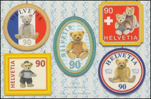 1796-1800 ensemble complet 100 ans ours en peluche autocollant, frais de port **