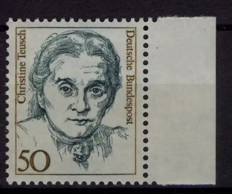 1304 Femmes 50 Pf bord de page re. ** frais de port