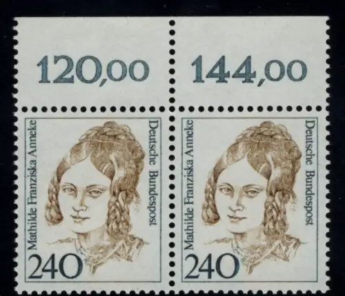 1392 Femmes Mathilde Franziska Anneke 240 Pf Couple OR ** post-fraîchissement