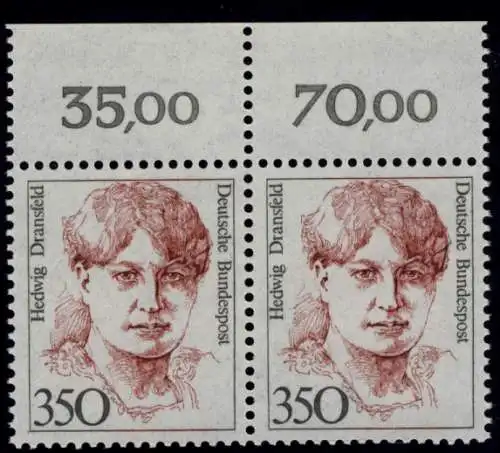 1393 Femmes Hedwig Dransfeld 350 Pf Couple OR ** post-fraîchissement