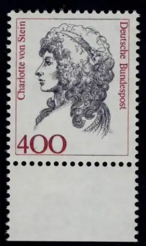 1582 Femmes Charlotte de pierre 400 Pf Sous-rand ** post-fraîchissement