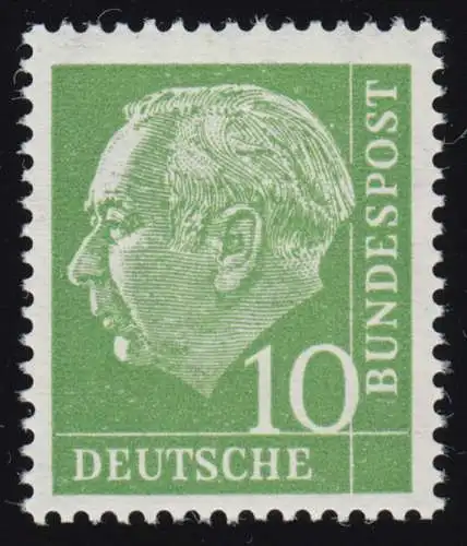 183x YwI Heuss 10 pf filigrane, type I **