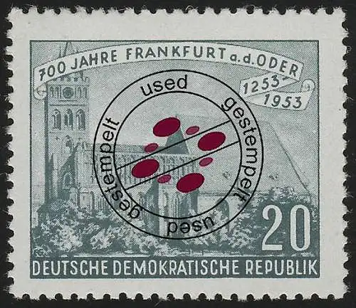 359 XI Francfort/Oder 20 Pf Wz.2 XI O