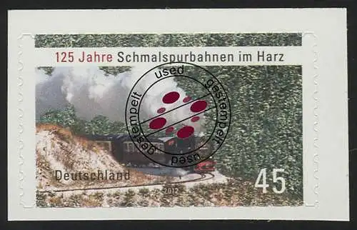 2916 Harzer Schmalspurbahn SELBSTKLEBEND aus Folienblatt 20, O