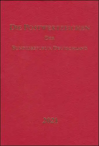 Jahrbuch Bund 2021, postfrisch komplett - wie von der Post verausgabt