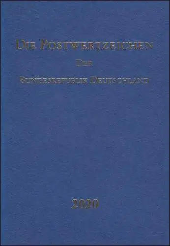 Jahrbuch Bund 2020, postfrisch komplett - wie von der Post verausgabt