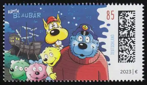 3803 Helden der Kindheit - Käpt'n Blaubär, postfrisch **/MNH