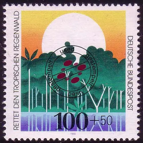 1615 Umweltschutz Regenwald, gestempelt O
