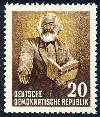 348 Karl Marx 20 Pf, postfrisch **