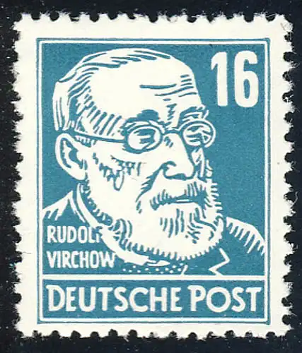 332 Rudolf Virchow 16 Pf, postfrisch **