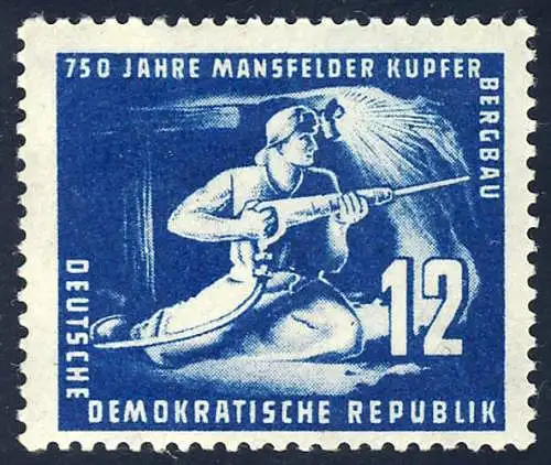 273 Kupferschieferbergbau 12 Pf, postfrisch **