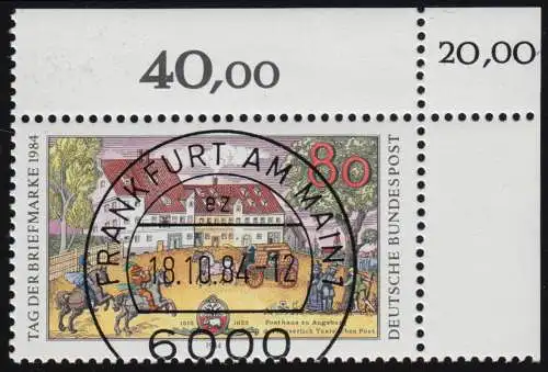 1229 Tag der Briefmarke 1984 - KBWZ O FfM