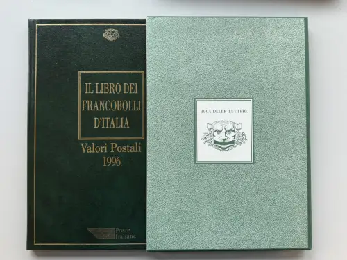 Italien amtliches Jahrbuch 1996 mit Marken in Klemmtaschen, postfrisch ** / MNH