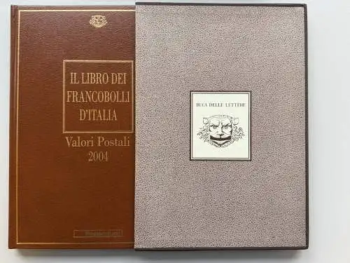 Italien amtliches Jahrbuch 2004 mit Marken in Klemmtaschen, postfrisch ** / MNH