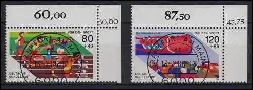 1269-1270 Sporthilfe 1986, Kurzstreckenlauf, Viererbob - KBWZ O FfM