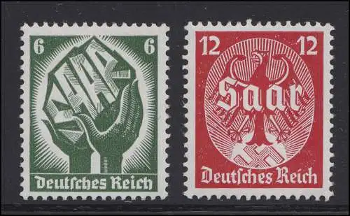 544-545 Saar 1934 - Satz postfrisch **