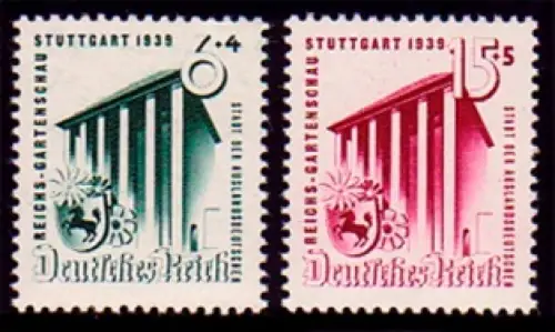 692-693 Gartenschau Stuttgart 1939 - Satz komplett postfrisch **