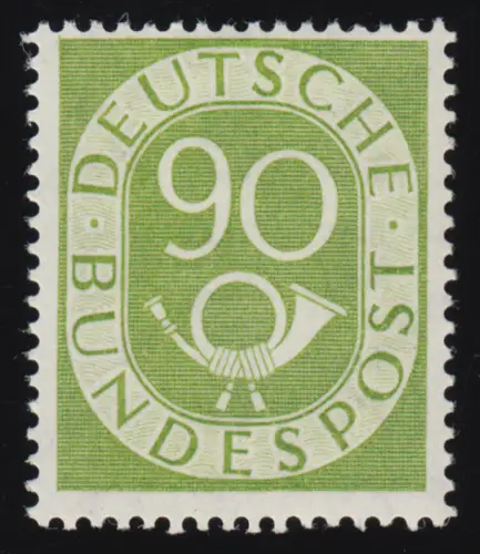 138 Posthorn 90 Pf, postfrisch **