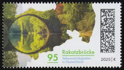 3877 Sehenswürdigkeit Rakotzbrücke / Teufelsbrücke - postfrisch **