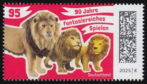 3882 Fantasiereiches Spielen, Schleich Spieltiere Löwen - postfrisch **