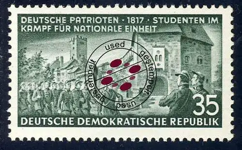 402 Studenten Demonstration auf der Wartburg 35 Pf O