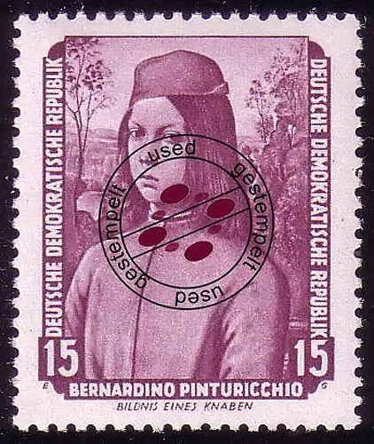 506 Gemälde 15 Pf Pinturicchio, gestempelt O