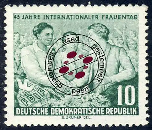 450 Internationaler Frauentag 10 Pf O