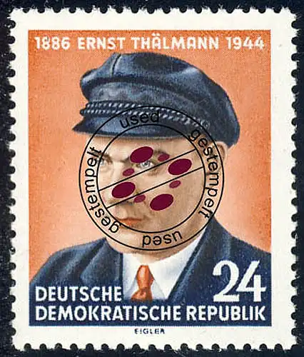 432 Ernst Thälmann, gestempelt O