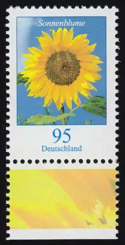 2434 Blumen 95 C Sonnenblume aus Bogen, postfrisch **