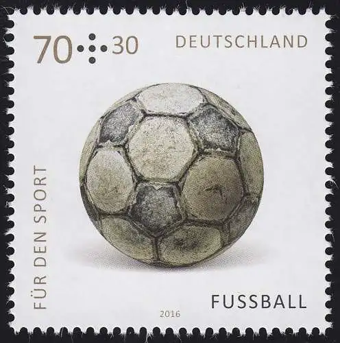 3235 Sporthilfe Fußball: 10 Einzelmarken, alle ** postfrisch